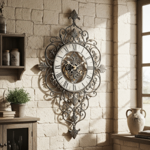 TimeArt Premium Ferforje Duvar Saati