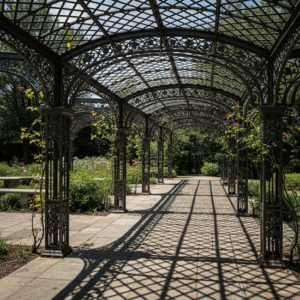 LuxeShade Ferforje Pergola