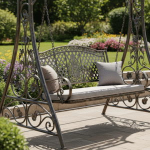 BellaSwing Ferforje Bahçe Salıncağı