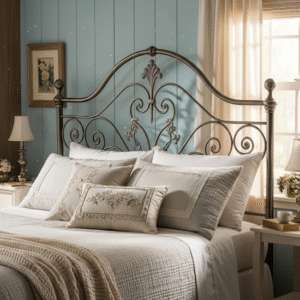 RoyalCurve Ferforje Yatak Başlığı